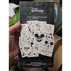The Happy Planner Disney 244ct Mickey Minnie Stickers New With Book Damage